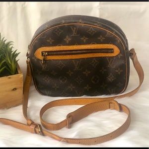 LOUIS VUITTON senlis Vtg Round crossbody bag mono